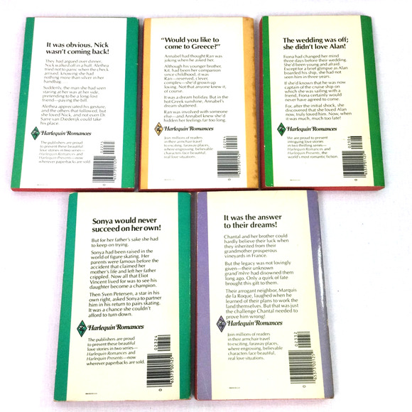Harlequin Romance Classic Vintage 5 Book Bundle - Picture 6 of 9
